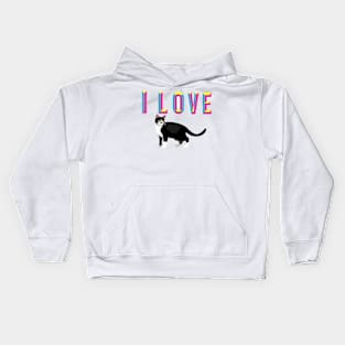 i love my cat Kids Hoodie